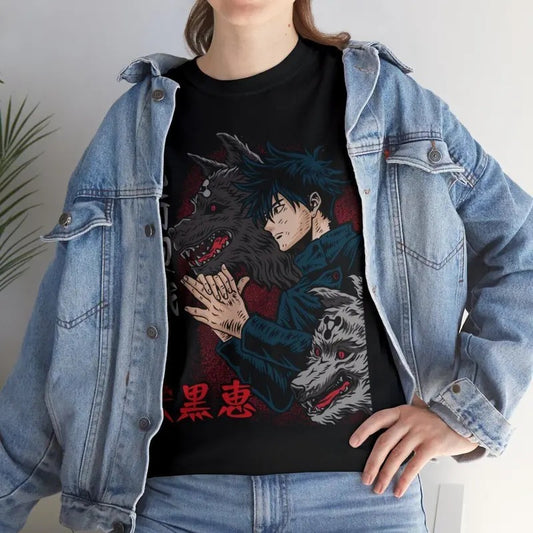 Megumi T Shirt Jujutsu Kaisen Anime Clothing Cosplay Manga Japanese Tee Unisex Full Size