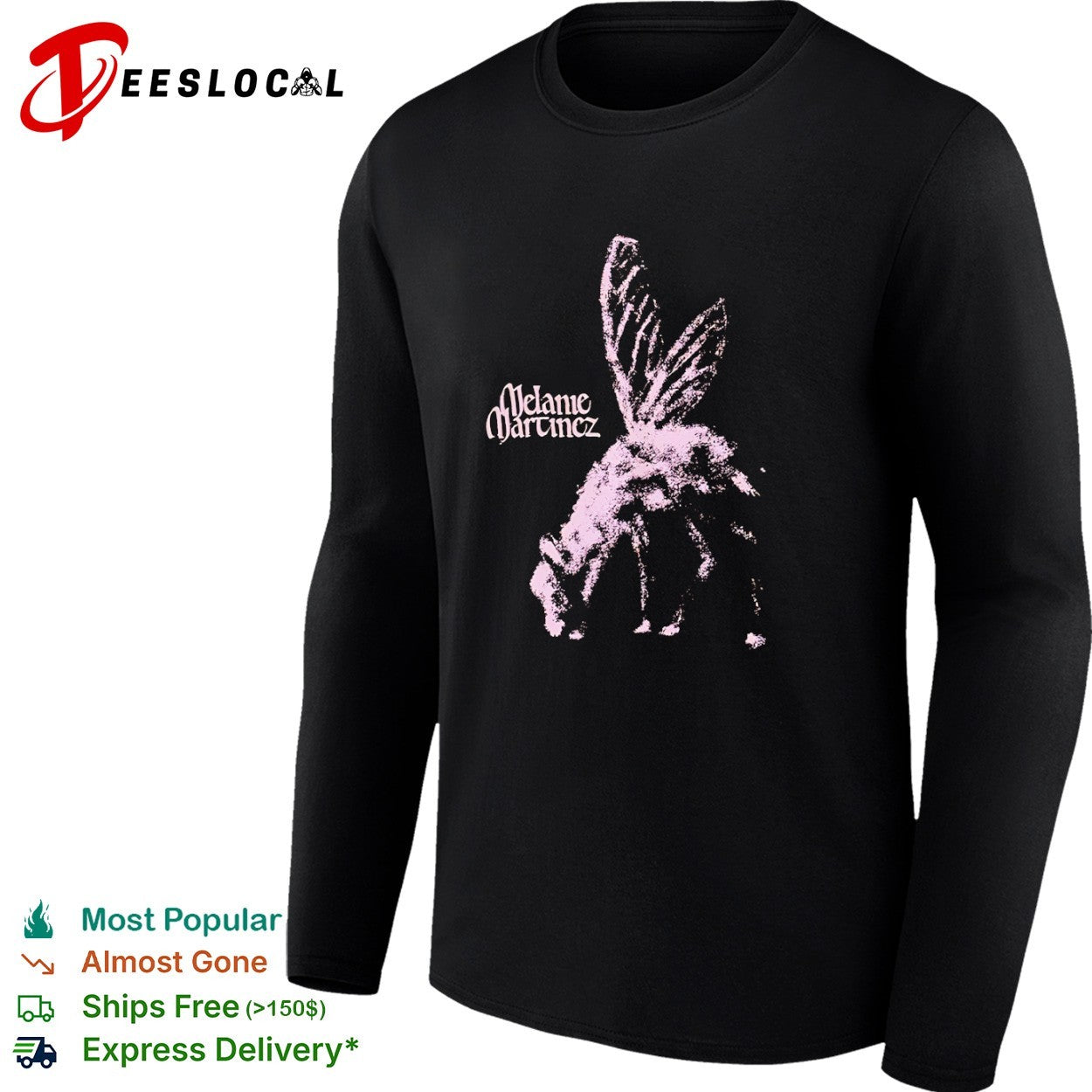 Melanie Martinez pink fly shirt