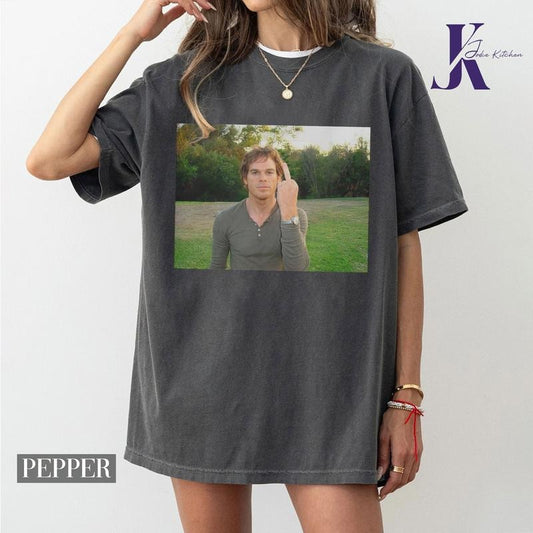 Meme Dexter Morgan - Homage Shirt,  Vintage 90s Halloween Shirt, Halloween Movie Shirt, Gift Dexter Morgan, Gift For Movies Lovers Casual Clothing Fabric Menswear