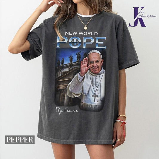 Memorial Pope Francis Papa Shirt, RIP Pope Francis Shirt, Pope Francis 1936-2025 Shirt, Pope Francis Vintage Tee, Pope Francis Homage Shirt