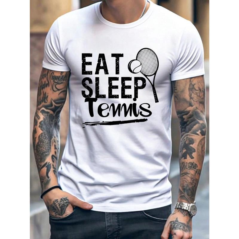 Men Letter Graphic T-shirt Made in USAstyle{n002}2