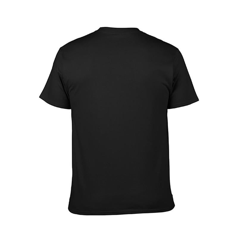 Men'S Casual Cotton T-Shirt with Geometric Donut Pattern - Regular Fit, Round Neck, Stretch Fabric, Ideal for Sports, Yoga, Running, Parties, and Gifts for All Occasions Made in USA