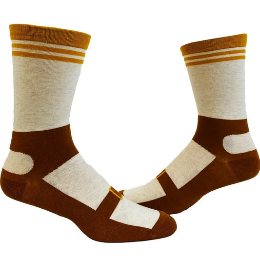 Men's Berken Socks Funny Sandal Socks Novelty Father's Day Dad Socks Novelty Footwear Funny Graphic Socks Comfortable Fitted Spandex Cotton