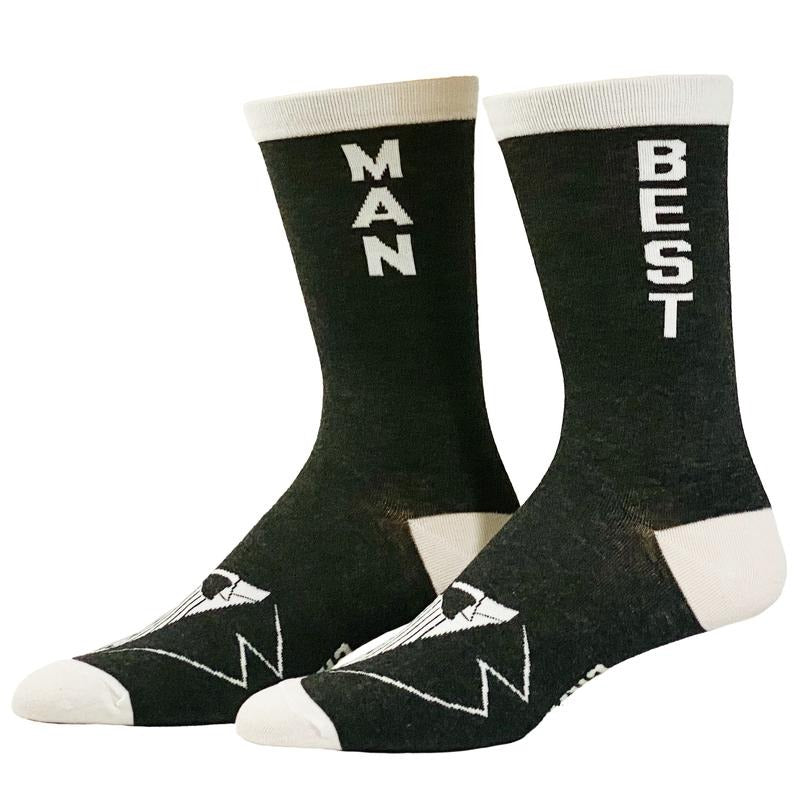 Men's Best Man Socks Funny Wedding Groomsman Tuxedo Gift For Best Man Novelty Footwear Funny Graphic Socks Comfortable Fitted Spandex Cotton