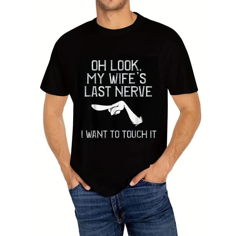 Men's Funny T-shirts For Daily Wear And Casual Style Shirts Are A Fun Gift For Your Husband Or Boyfriend 220g made in usa