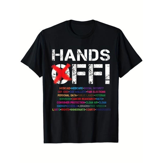 Men's Hands Off Protest T-Shirt