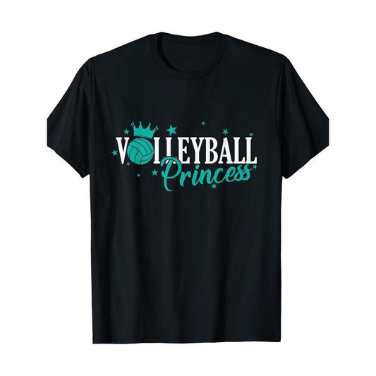 Men's Premium Cotton T-Shirt - Casual Round Neck with Volleyball Print, Short Sleeve, Breathable & Soft for All Seasons made in usa