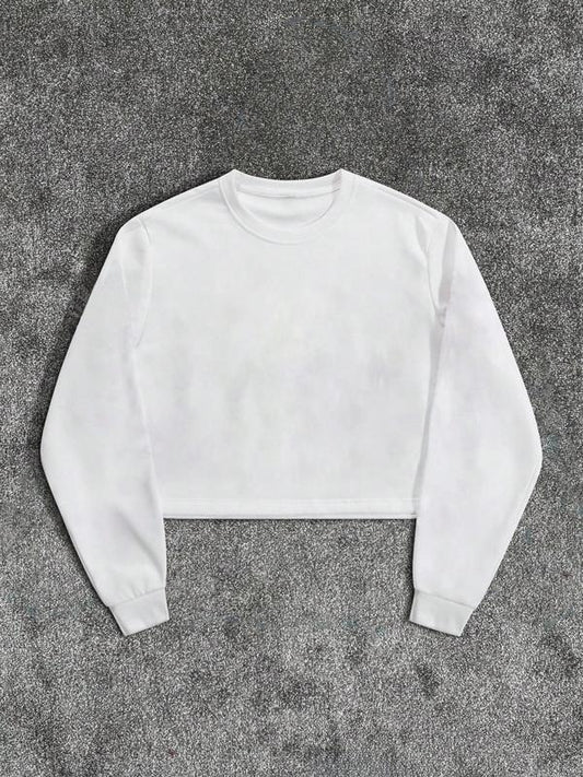 Men's Solid Long Sleeve Crew Neck Sweatshirt, Regular Fit Casual Fashion Comfy Pullover for Daily Wear, Men's Top for...
