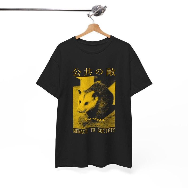 Menace to Society Japanese Opossum T-Shirt Hoodie, Sweatshirt | WearSparks.com