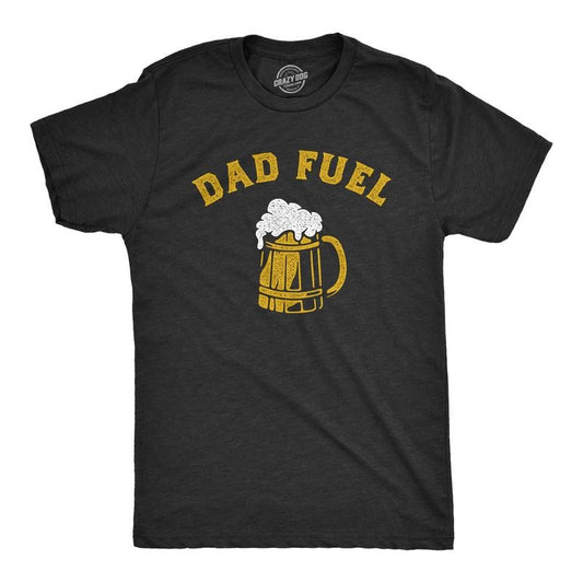 Mens Dad Fuel T Shirt Funny Father's Day Beer Drinking Pint Lager Ale Lover Tee for Guys Mens Funny T Shirts Cool Tees...