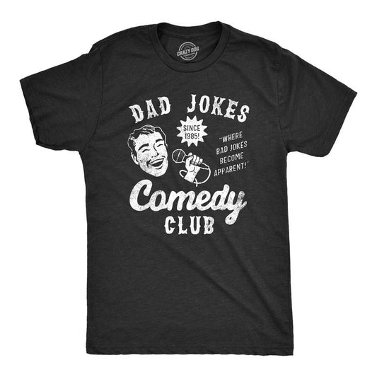 Mens Dad Jokes Comedy Club T Shirt Funny Corny Humor Tee For Guys Mens Funny T Shirts Cool Tees Soft Stylish Casual...