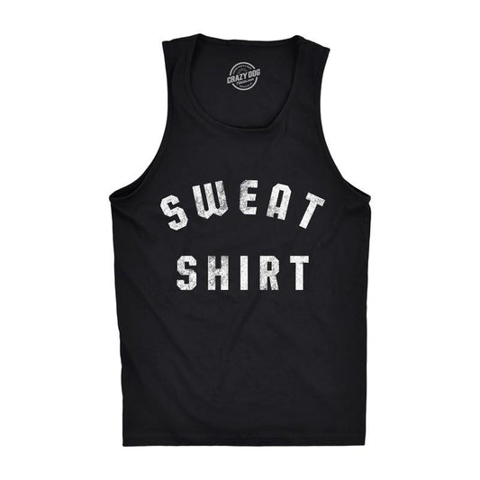 Mens Fitness Tank Sweat Shirt Tanktop Funny Workout Gym Graphic Shirt Funny Workout Shirt for Men with Plus Sizes Funny Fitness Sleeveless Tee Novelty Tank Tops for Guys Black