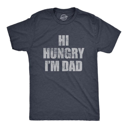 Mens Funny T Shirts Hi Hungry Im Dad Sarcastic Corny Joke Graphic Novelty Tee for Men Mens Funny T Shirts Cool Tees Soft...