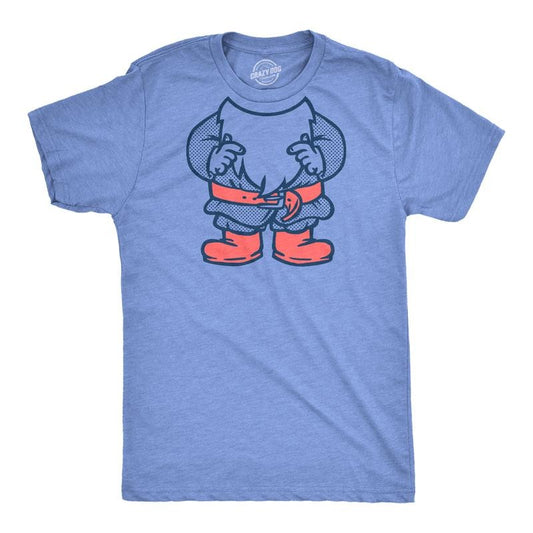 Mens Gnome Body T Shirt Funny Tiny Fantasy Elf Huge Beard Tee For Guys Mens Funny T Shirts Cool Tees Soft Stylish Casual...