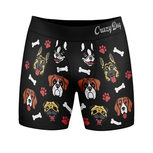 Mens I Like Dogs and Maybe 3 People Boxer Briefs Funny Saying Cool Novelty Underwear Funny Graphic Boxers Animal  Funny...