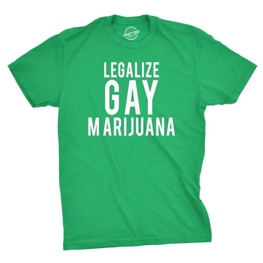 Mens Legalize Gay Marijuana Hilarious Plant Marriage 420 Stoner Wedding T shirt