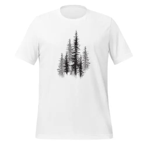 Mens T Shirt - Tree T Shirt Men - Black Lantern Studio Mens Gifts - Forest Illustration - Forest T Shirt Made in USA