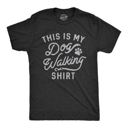Mens This Is My Dog Walking T Shirt Funny Pet Puppy Animal Lover Furbaby Graphic Novelty Tee Mens Funny T Shirts Cool...