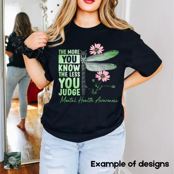 Mental Heath Awareness Mystery Statement T-Shirt Black or White Hoodie, Sweatshirt | WearSparks.com