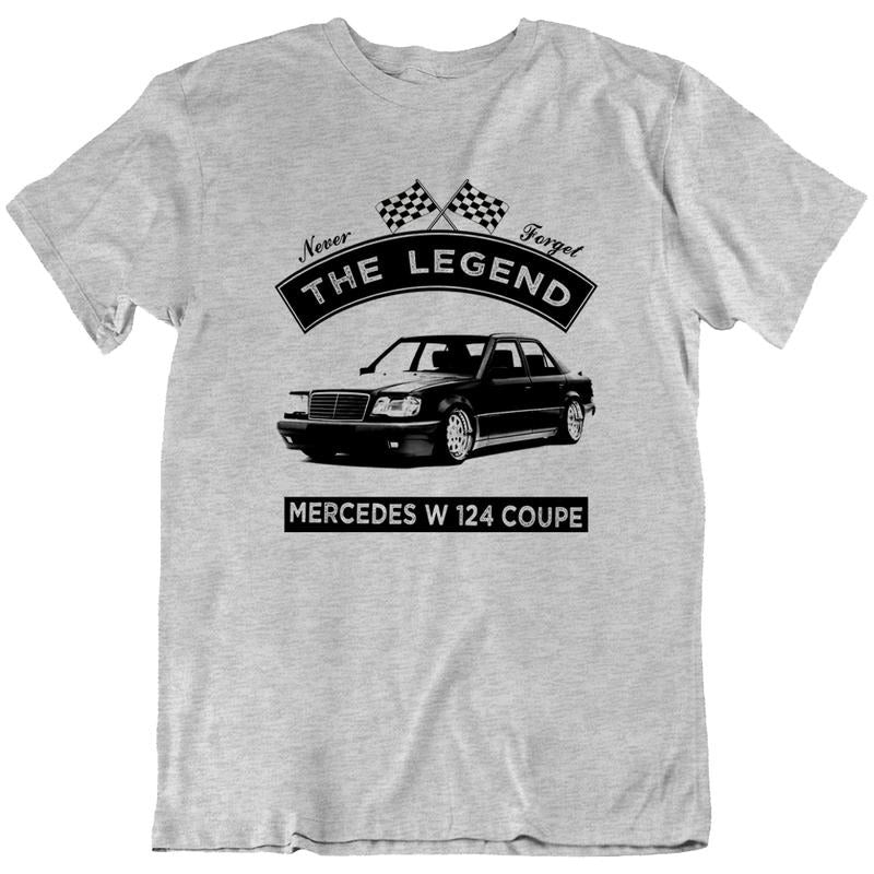Mercedes W 124 Coupe Car Vintage Retro Tshirt Tee Mens Womens Gift New