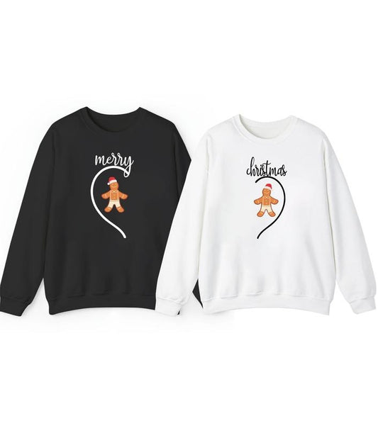 Merry Christmas Couple  Christmas Sweatshirt, Christmas Couple Matching, Funny Christmas , Couple  gift  Hoodie and...