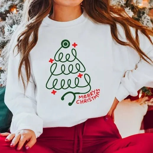 Merry Christmas Stethoscope Sweatshirt, CNA Gift, Christmas Gift, Nurse Holidays Gift, Xmas Shirt For Medical Worker, Christmas Shirt, Gift For Her
