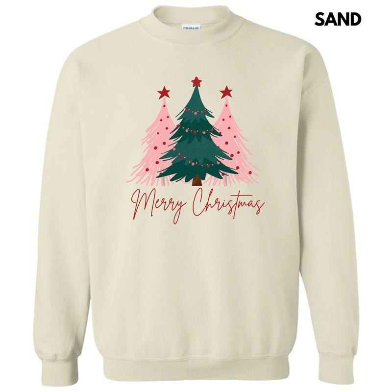 Merry Christmas Tree Trio Sweatshirt 'NLB' T-Shirts, Hoodie | WearSparks.com
