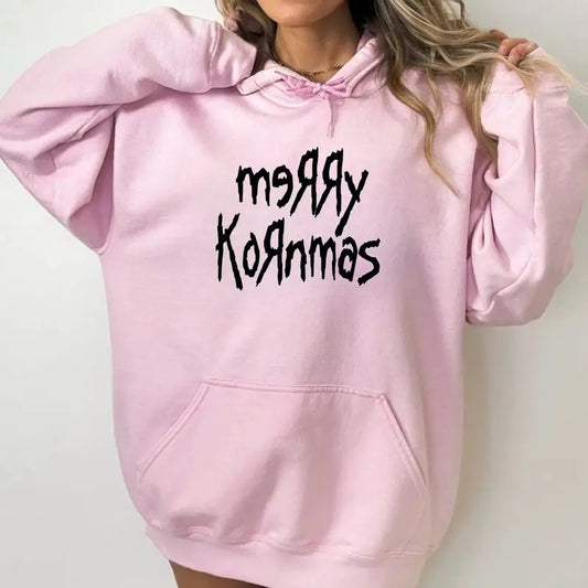 Merry KornMas Holiday Top, Rock Band Apparel, Nu Metal, Rock Fans Xmas Gift, Unisex Sweater Pullover Tee