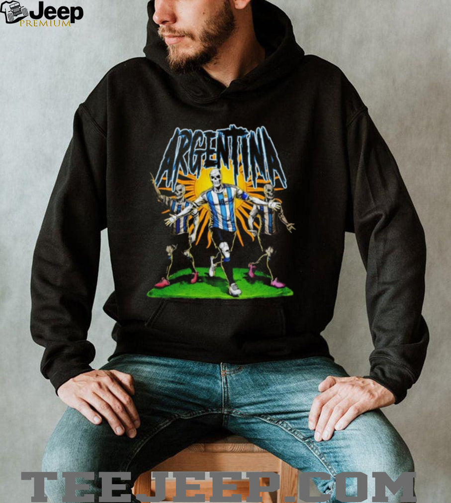 Messi vs Argentina Soccer Skeleton World Cup 2026 Final match shirt