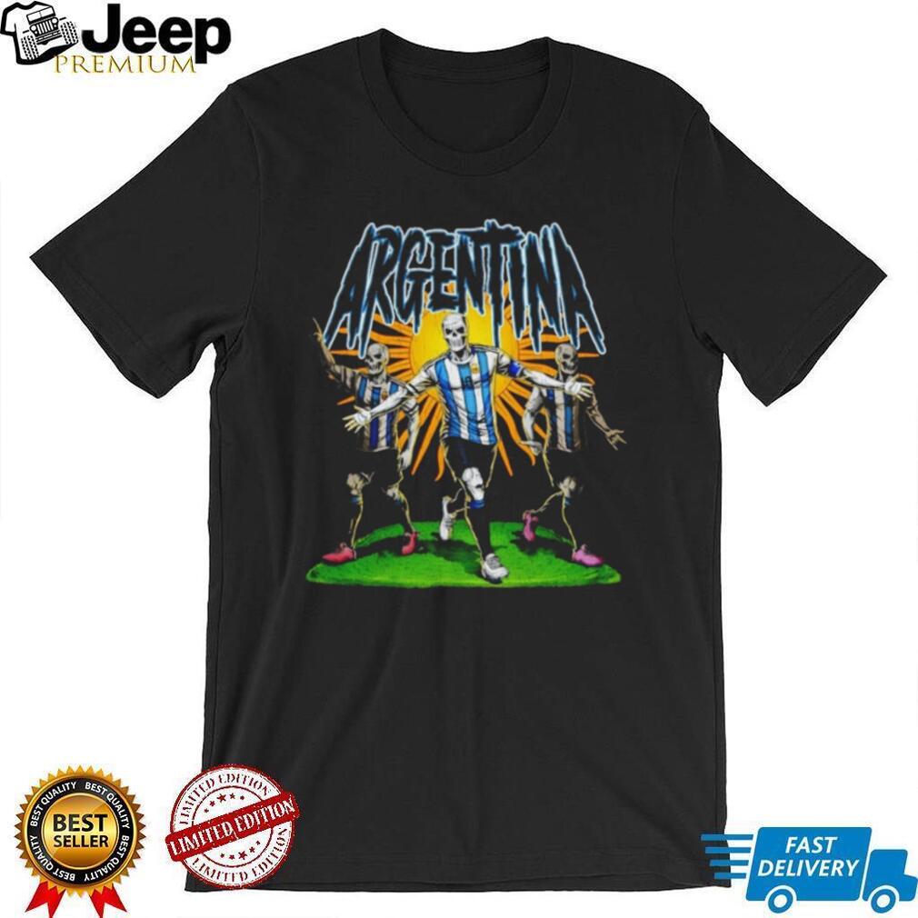 Messi vs Argentina Soccer Skeleton World Cup 2026 Final match shirt