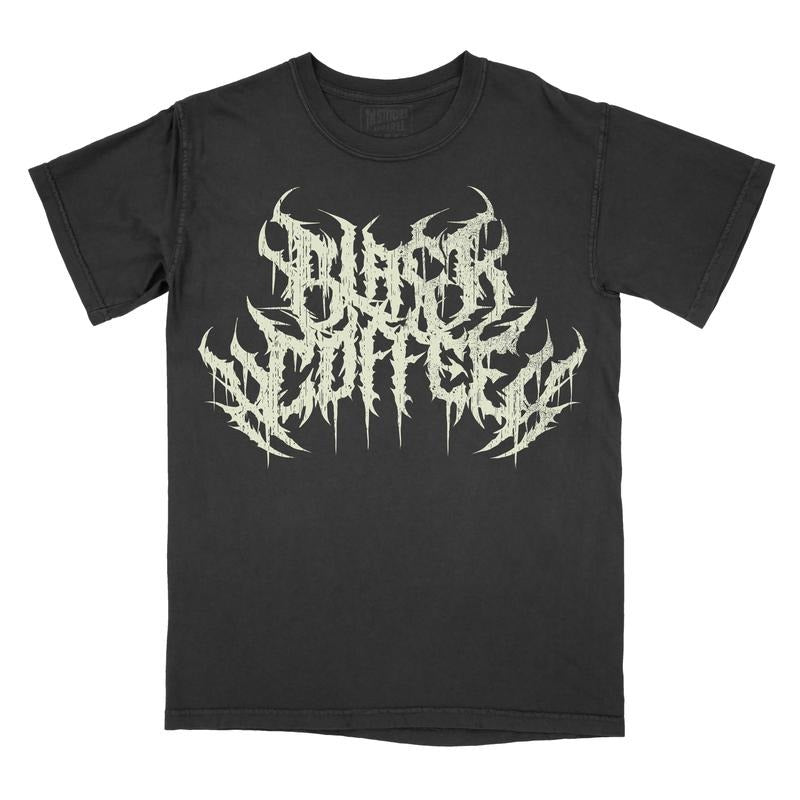 Metal Black Coffee Graphic Tee Comfort Colors Unisex T-shirt Gothic Alternative Fashion