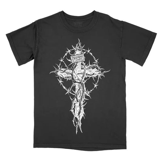Metal Cross Graphic Tee Comfort Colors Unisex T-shirt Gothic Alternative Fashion