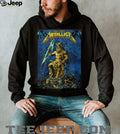 Metallica Athens Greece Tour Zeus Lighting Bolt Graphic Heavy Metal T Shirt