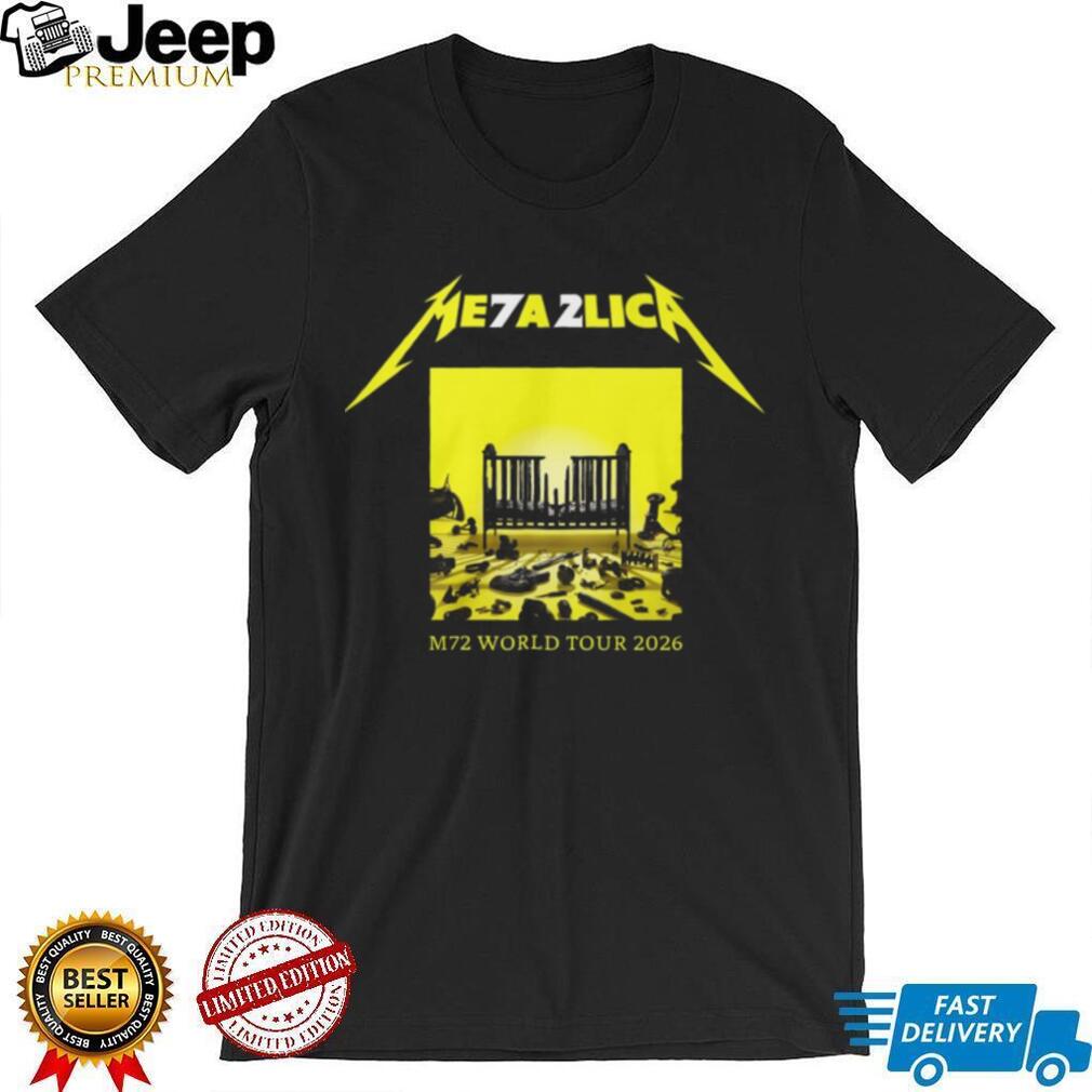 Metallica M72 World Tour 2026 72 Seasons Crib Graphic T Shirt