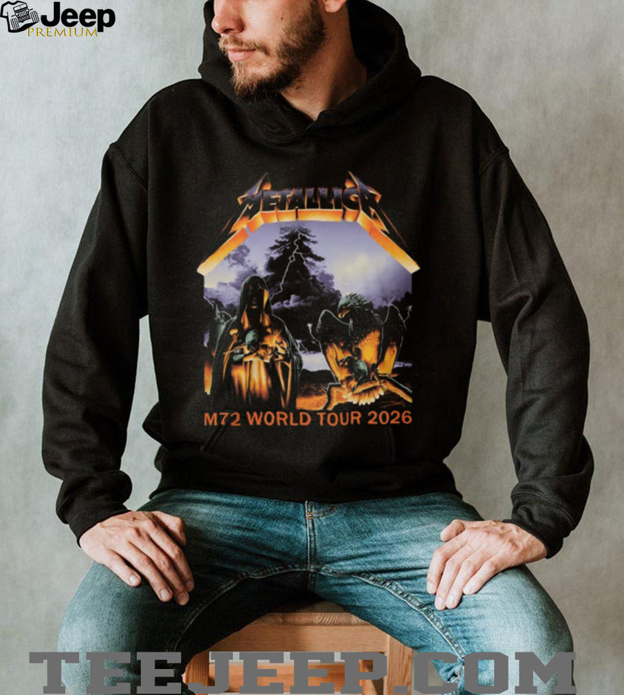 Metallica M72 World Tour 2026 Reaper Eagle Heavy Metal T Shirt