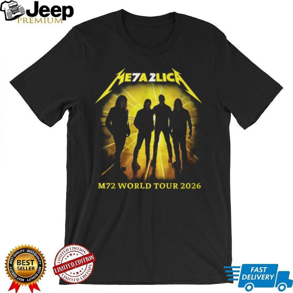 Metallica M72 World Tour 2026 Silhouette Lighting Effect T Shirt