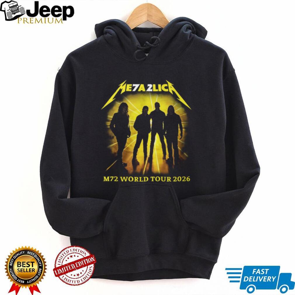 Metallica M72 World Tour 2026 Silhouette Lighting Effect T Shirt