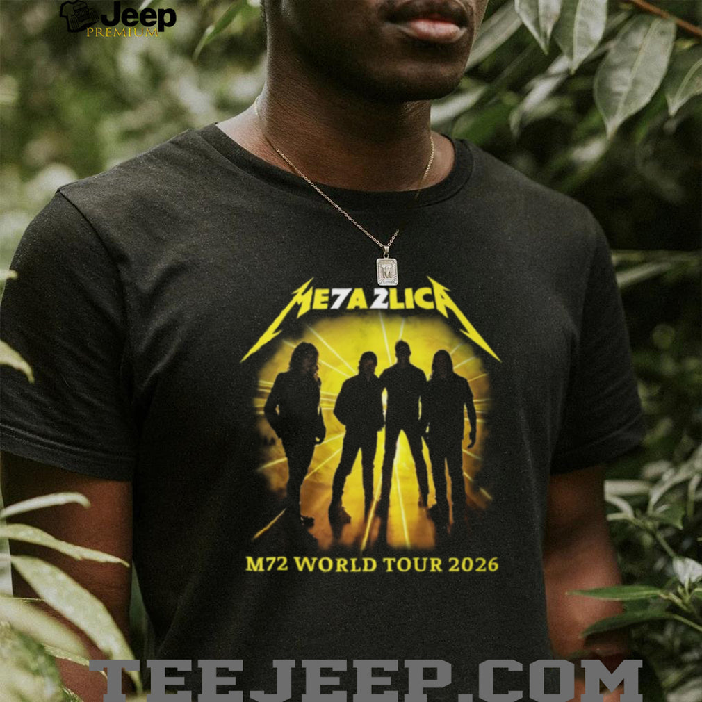 Metallica M72 World Tour 2026 Silhouette Lighting Effect T Shirt