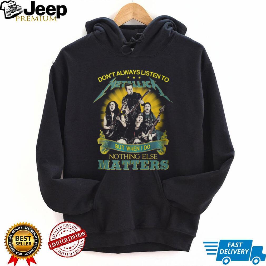 Metallica Nothing Else Matters Band Members Graphic T Shirt