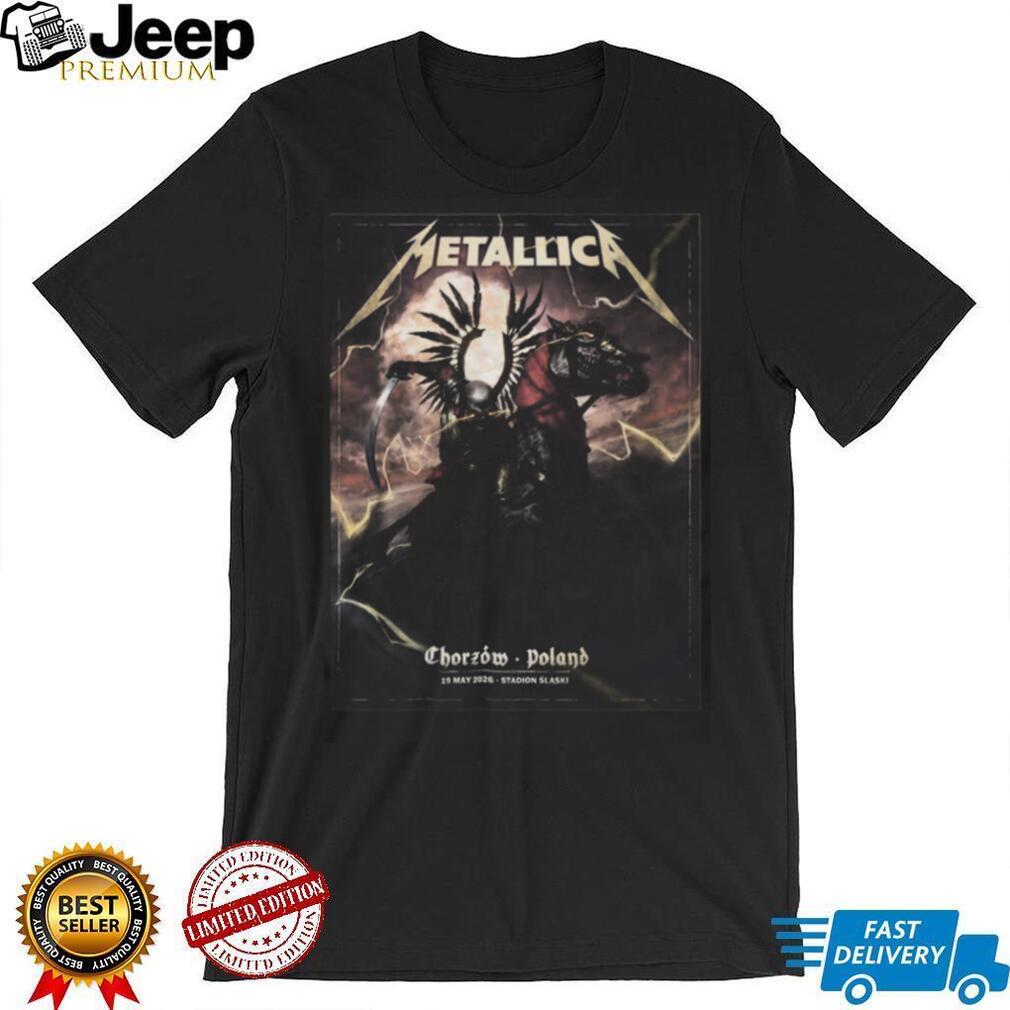 Metallica Winged Hussar Chorzow Poland 2026 Tour Graphic T Shirt