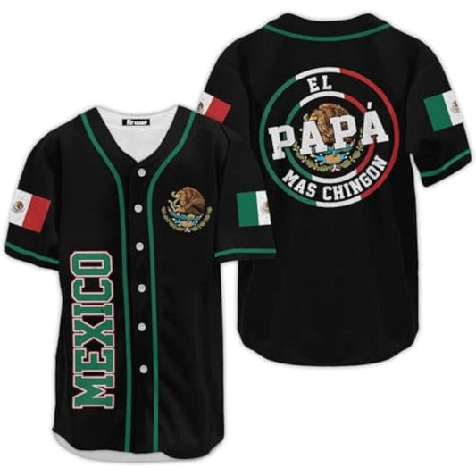 Mexico Baseball Jersey, Mens Mexican Jersey, Mexico Women Baseball Shirt, Gift for Mexican Fans, father day