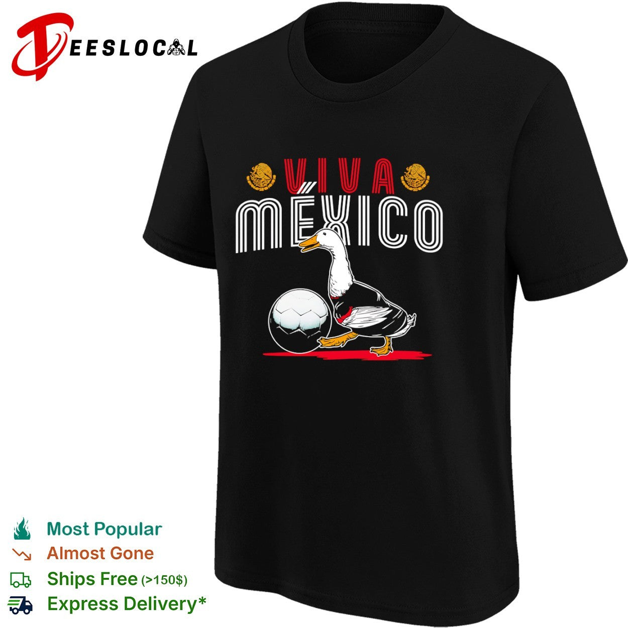 Mexico Soccer viva duck ball shirt