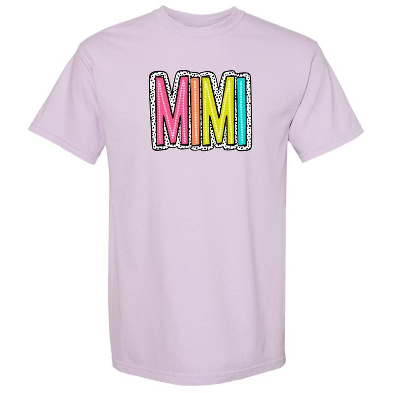 MiMi Neon Spotted Comfort Colors T-Shirt *NLB*