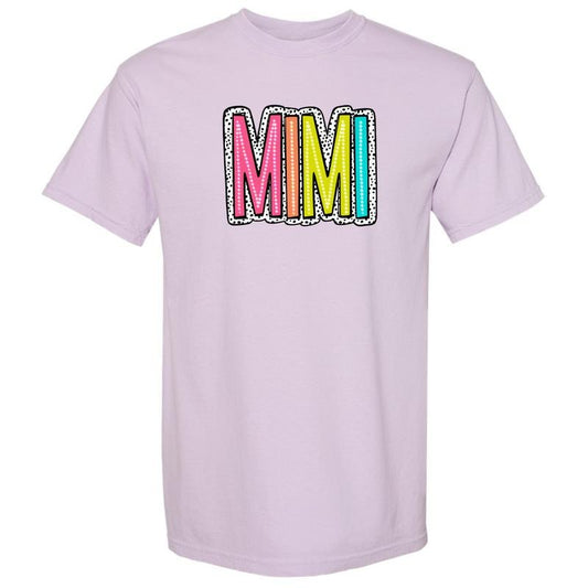 MiMi Neon Spotted Comfort Colors T-Shirt *NLB*