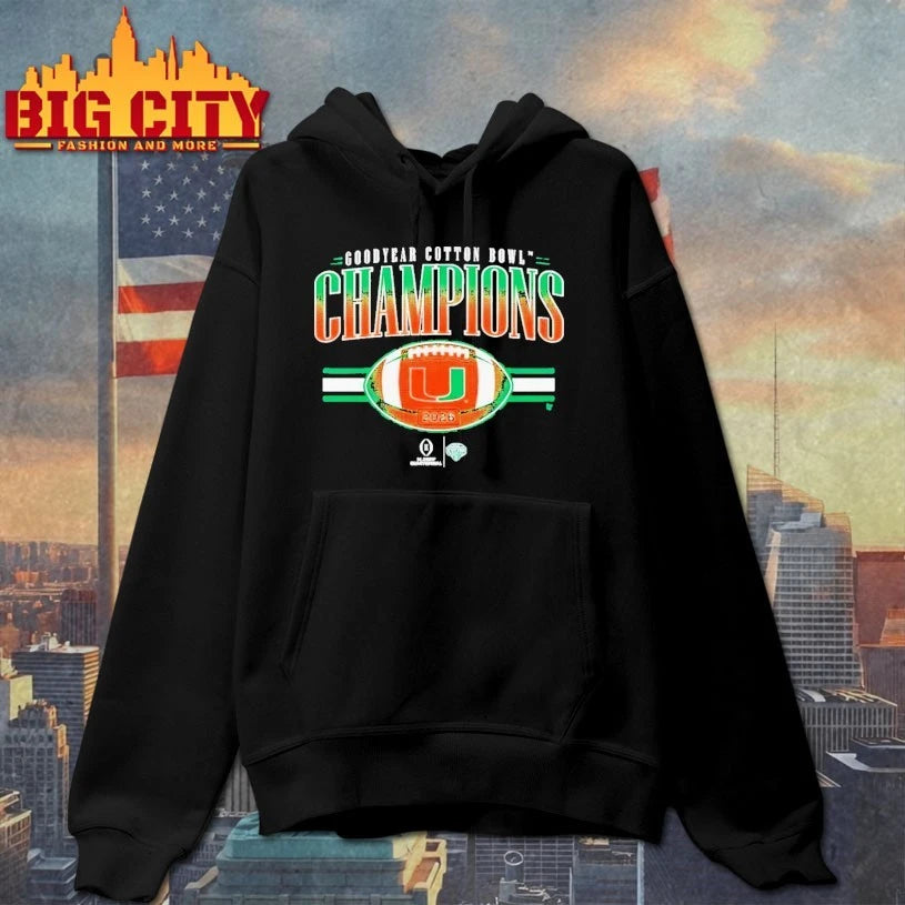 Miami 2026 Cotton Bowl Champions Shirt