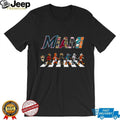 Miami City All Stars Mascots Crosswalk T Shirt Design T Shirt