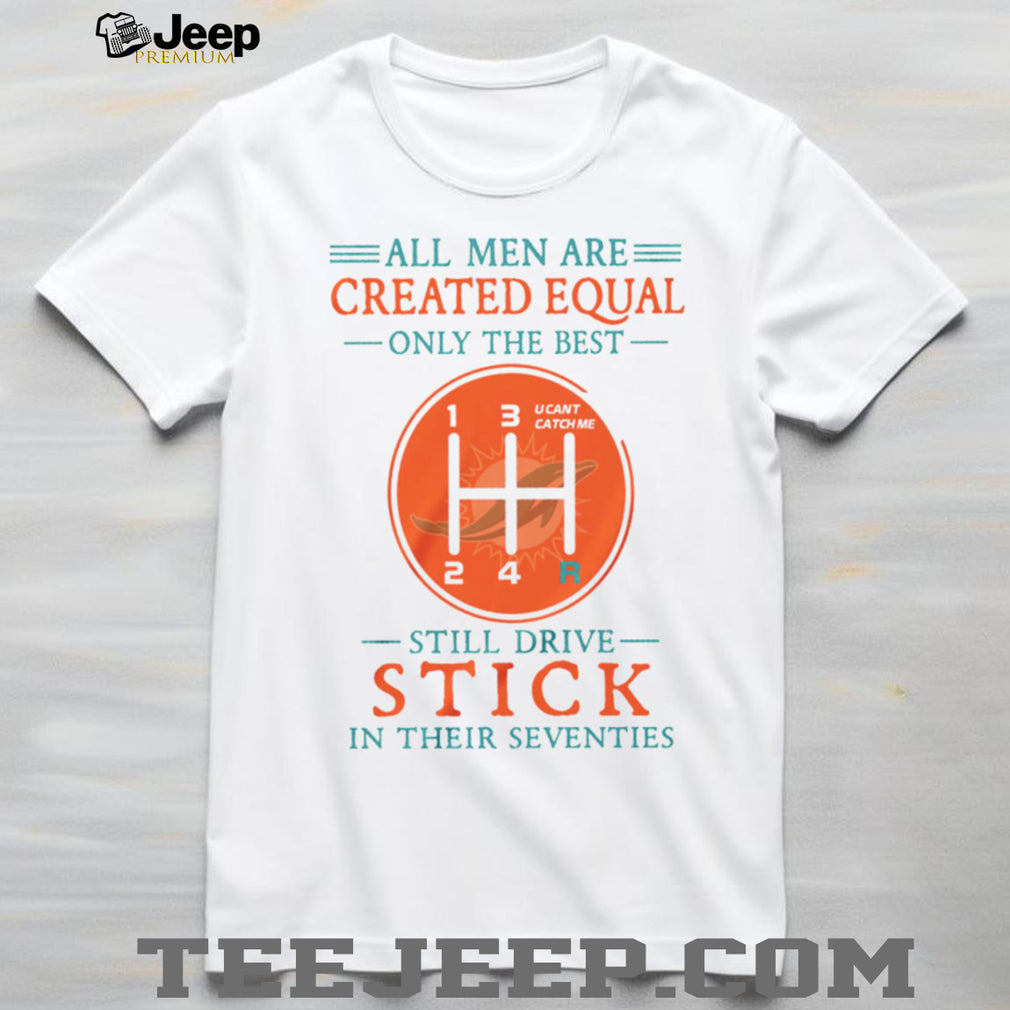 Miami Dolphins 70 Years Old Birthday T Shirt Stick Shift Gear Pattern Graphic T Shirt
