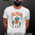 Miami Dolphins Best Dad Ever Custom Name And Number Family T Shirt