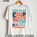 Miami Dolphins Route 66 Centennial T Shirt America 250th Anniversary Football Fan Gift