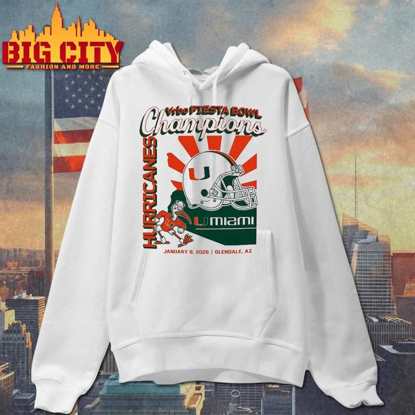 Miami Football Fiesta Bowl Champions Shirt